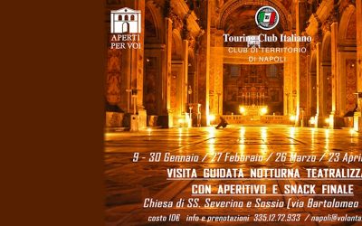 Visita guidata notturna teatralizzata | con Aperitivo e snack finale