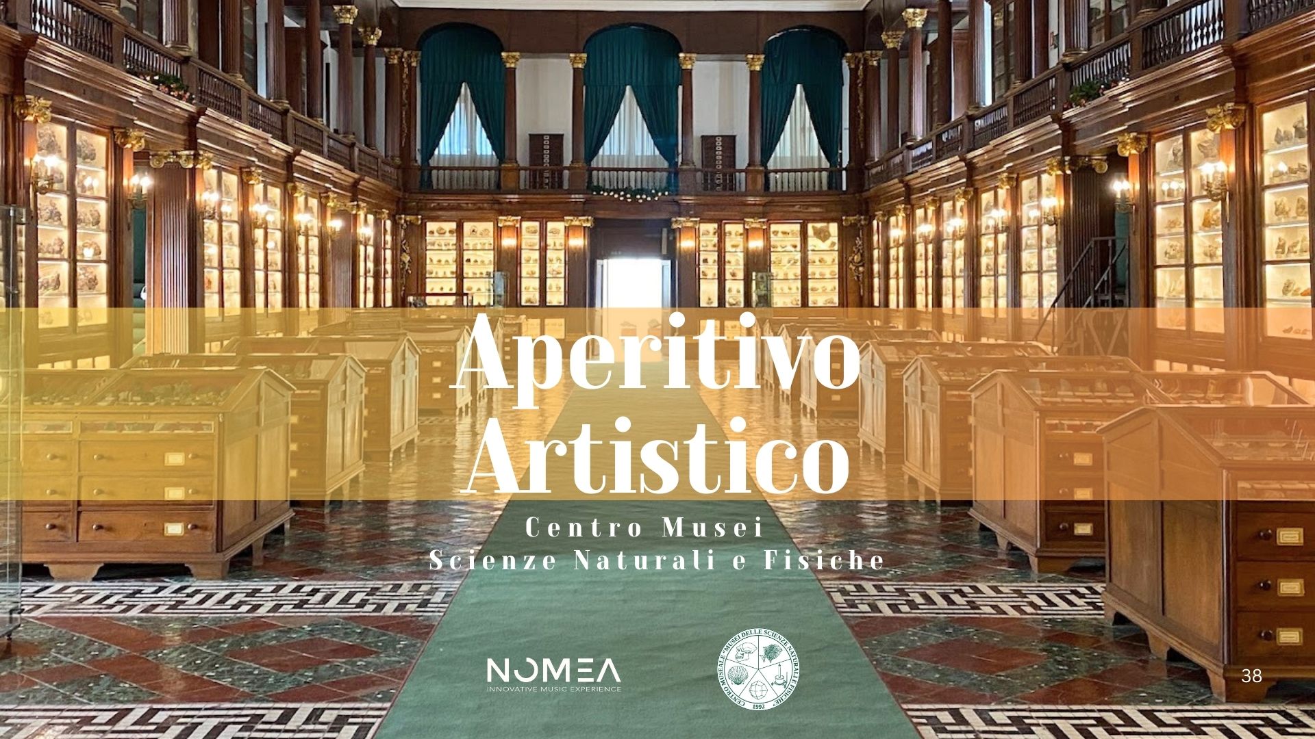 Evento CRAL - Aperitivo Artistico al Centro Musei delle Scienze Naturali e Fisiche
