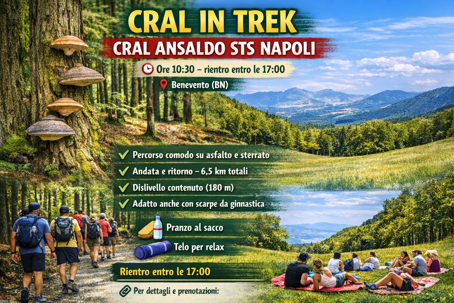 Evento CRAL - CRAL In Trek: Lo Stradello Del Re – Parco del Taburno – Camposauro